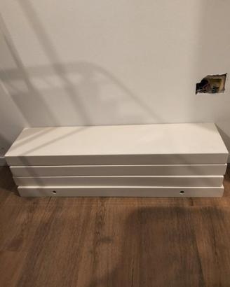 Mensole in Legno Massello Laccato Bianco - Artigia