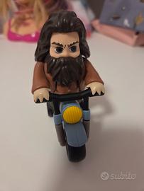 Rubeus Hagrid su Moto Volante - Mini Figura Harry 