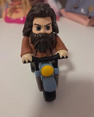 Rubeus Hagrid su Moto Volante - Mini Figura Harry 