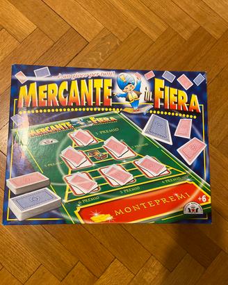 Gioco da tavolo mercante in fiera
