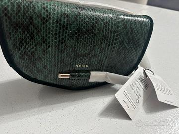 Borsa Reiss verde velluto  Nuova