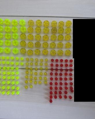 LEGO lotto Brick Round Trasparenti mattoncini tond