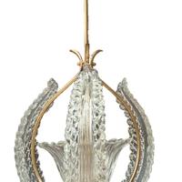 Lampadario Barovier, murano anni 50