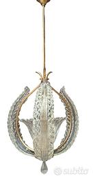 Lampadario Barovier, murano anni 50