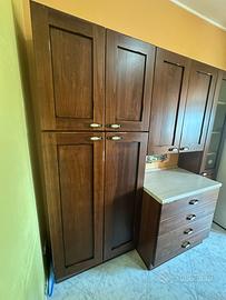 Cucina  rustica impiallacciato