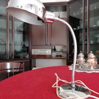 lampada in metallo cromato anni 60 70 vintage