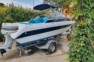 SUNBYRD BARLETTA 184 – JOHNSON 120 V4 – CARRELLO