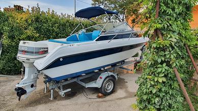 SUNBYRD BARLETTA 184 – JOHNSON 120 V4 – CARRELLO