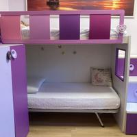 Camera da letto a soppalco