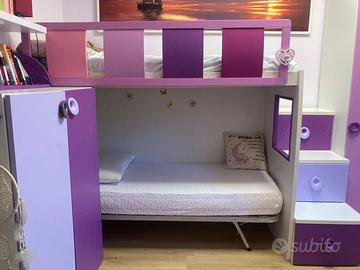 Camera da letto a soppalco