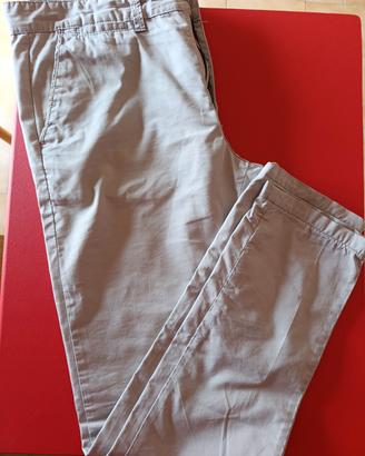 Pantaloni lunghi chino uomo 100% cotone