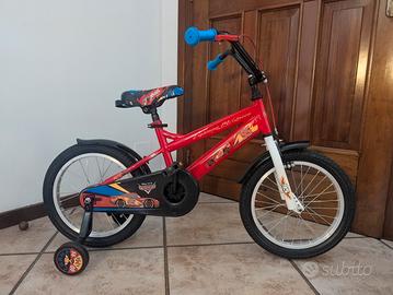 Bicicletta Bambino 16" Disney Cars - Nuova