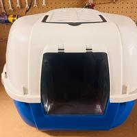 Lettiera angolare bluette