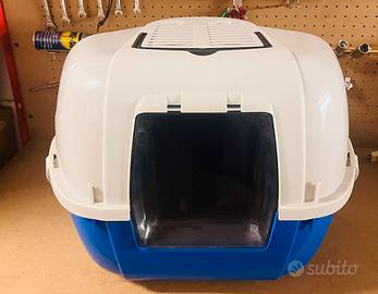 Lettiera angolare bluette