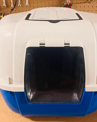 Lettiera angolare bluette