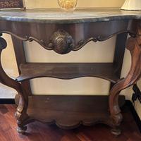 Consolle con marmo originale Luigi Filippo
