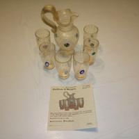 Brocca e Bicchieri Vetro di Murano - Maestro Donà