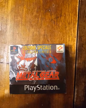 metal gear solid ps1 edizione limitata 
