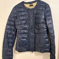 Piumino Benetton blue mezza stagione