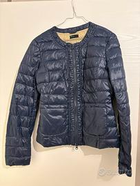 Piumino Benetton blue mezza stagione