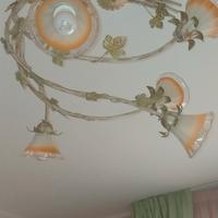 lampadario in ferro battuto