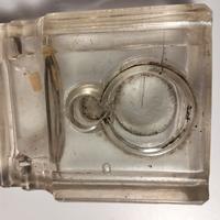 porta penna e calamaio vetro