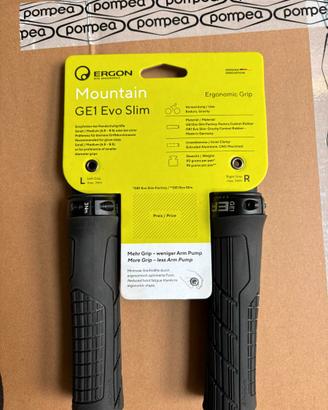 Manopole MTB Ergon GE1 Evo Slim Nere - Ottime cond