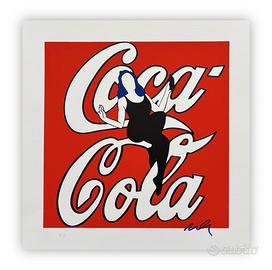 Marco Lodola - "Coca Cola" - Serigrafia Firmata