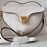 New Beat Soft Heart Coccinelle Leather Crossbody