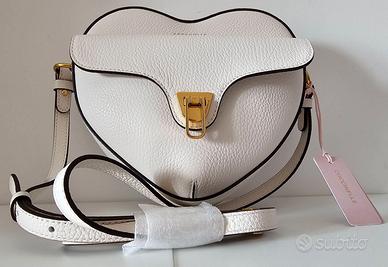 New Beat Soft Heart Coccinelle Leather Crossbody