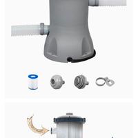 pompa di filtraggio Bestway incluso filtri piscina