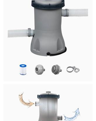 pompa di filtraggio Bestway incluso filtri piscina
