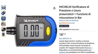 Verificatore di Pressione e Usura pneumaticil + Fu