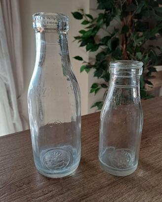 Bottiglie latte vintage