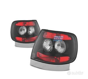 FANALI PER AUDI A4 B5 94-99 SFONDO NERO ROSSO
