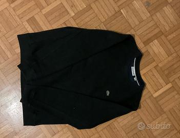 Felpa Lacoste nera M adulto