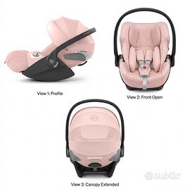 Ovetto Cybex Cloud T i-Size - Rosa + Adattatori