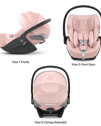 Ovetto Cybex Cloud T i-Size - Rosa + Adattatori