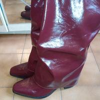 Stivali donna bordo. Taglia 42