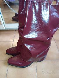 Stivali donna bordo. Taglia 42