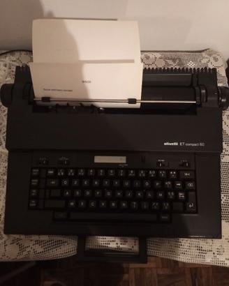 Macchina da scrivere Olivetti ET Compact 60