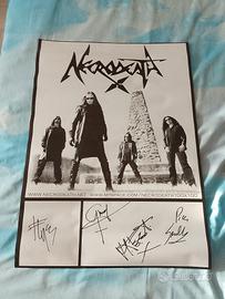 Necrodeath poster  metal death trash black