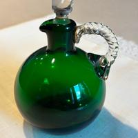 Ampolla Nason Moretti Vetro Murano Verde Anni '60