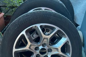 Cerchi in lega e gomme jeep renegade