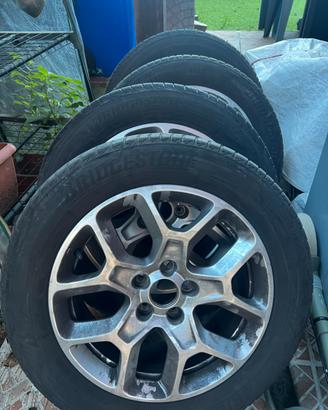Cerchi in lega e gomme jeep renegade