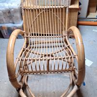 2 poltrone in vimini