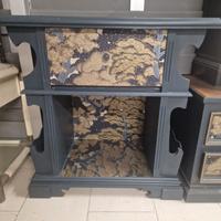 porta tv con porta riviste