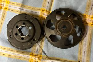 Frizione e campana polini per minarelli