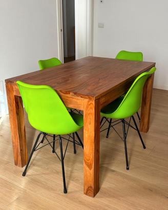Tavolo Maison du Monde Stockholm e 4 sedie