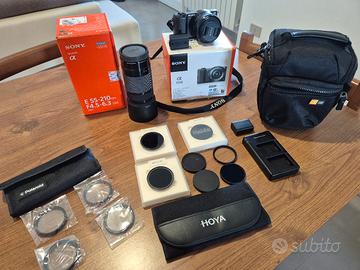 Fotocamera Sony A5100 kit + accessori come in foto